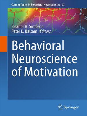 cover image of Behavioral Neuroscience of Motivation